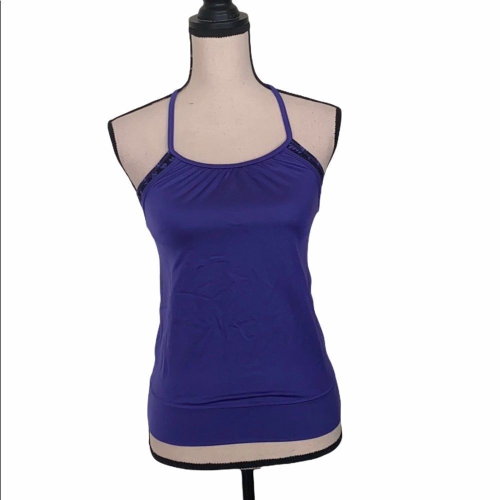 Ivivva Lululemon Purple Cool Racerback Top Size 10